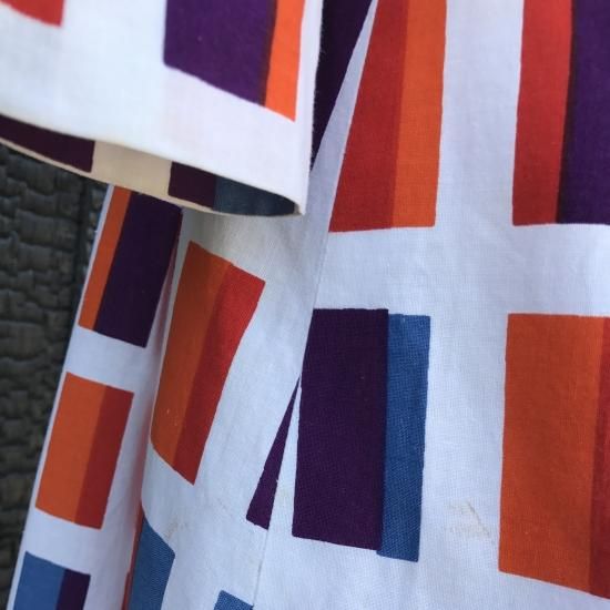 美品 マリメッコ 日本限定品　 Aライン ワンピース マルチカラー 40 美品 マリメッコ 日本限定品 Aライン ワンピース マルチカラー