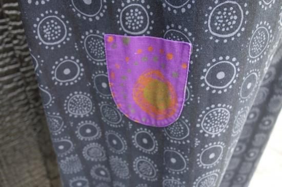 marimekko vintage “ILOINEN TAKKI”(イロイネンタッキ/黒 marimekko vintage “ILOINEN TAKKI”(イロイネンタッキ/黒