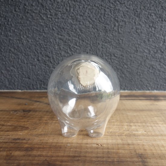 iittala（イッタラ）vintage “NAPSU”（ナプス）ガラスのブタさん（pig jar）B - ENN sd