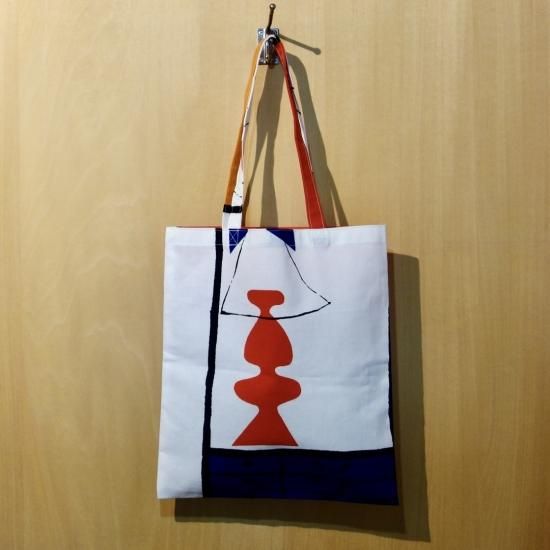 マリメッコ  MUKSUNHYLLY marimekko “MUKSUNHYLLY”（ポット&アイロン）ハンドメイドトートバッグ