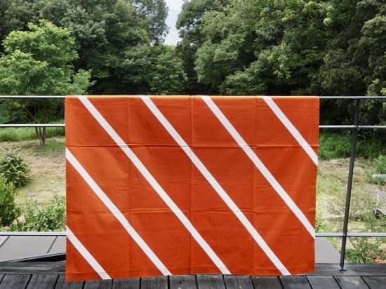 〈ヴィンテージ〉マリメッコ　marimekko ファブリック　BASSO marimekko “BASSO”（バッソ/レンガ色）vintage TEXTILE - ENN