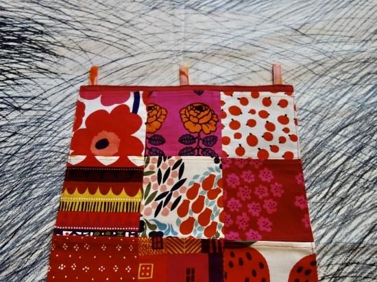 marimekko（マリメッコ）パッチワーク（赤系2）