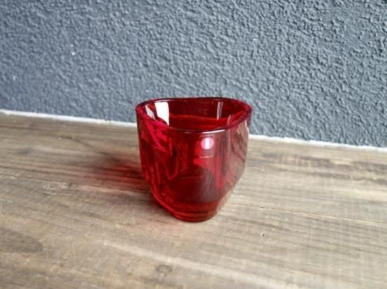 4856 激レアレッドガーネットイッタラキャンドルホルダー tris