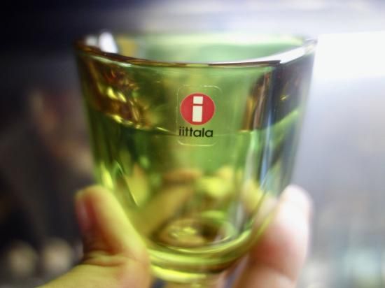 iittala “Tris”（トリス/ローズオリーブ）キャンドルホルダー