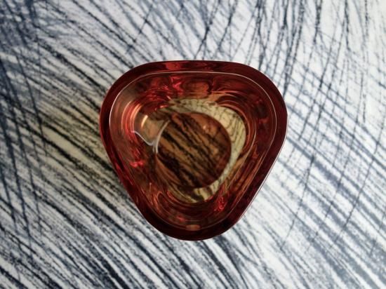 iittala “Tris”（トリス/ローズオリーブ）キャンドルホルダー