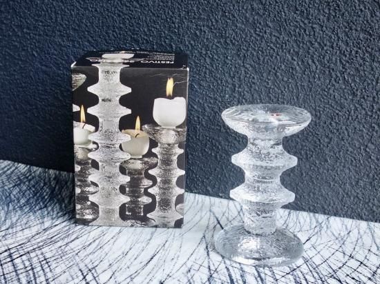 iittala vintage “Festivo”（2リング）キャンドルホルダー（箱付 