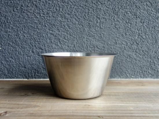 北欧vintage ステンレスボウル　デンマーク製 デンマーク製 L.Hjorth 13.5cm ボウル お皿 器 ヨート窯 北欧