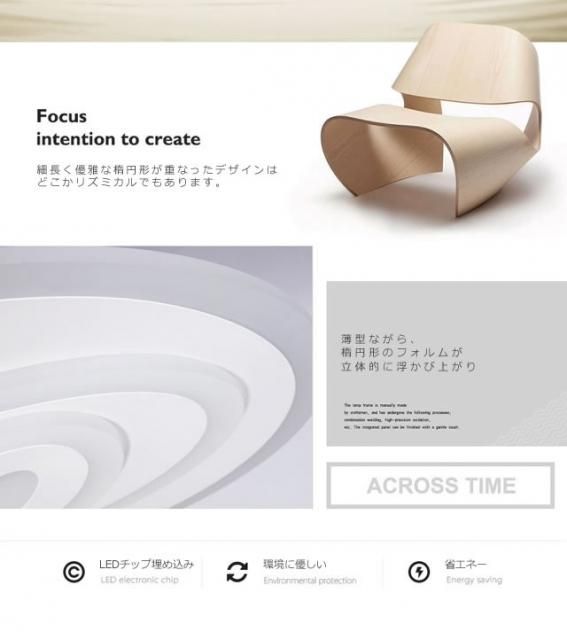 超薄型シーリングライト JKC193 LED （天井照明 インテリア照明 間接