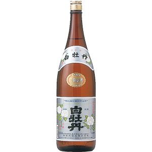 【日本酒 白牡丹】広島の酒１．８Ｌ瓶詰