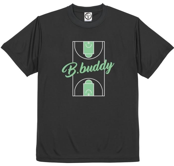 ST23-001 ALL COURT TEE（ダークグレー） - B.BUDDY
