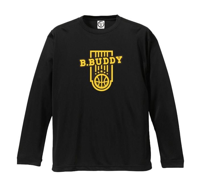 LT23-002 EMBLEM LONG TEE（ブラック） - B.BUDDY