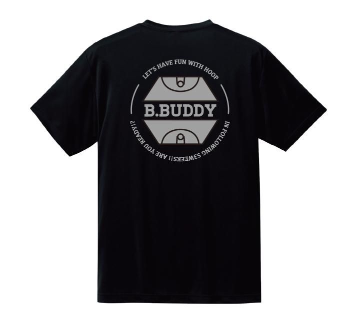 ST24-002 OCTAGON TEE（ブラック） - B.BUDDY