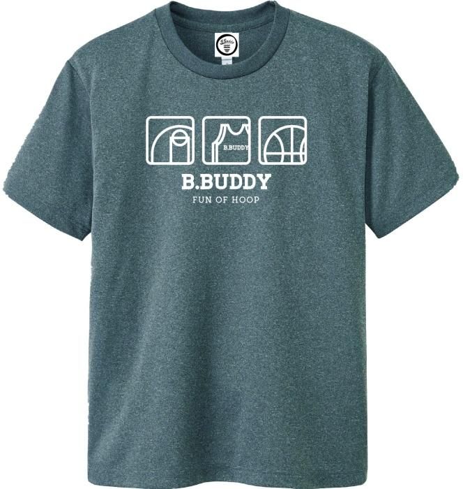 ST24-009 ICON TEE（ミックスグレー） - B.BUDDY
