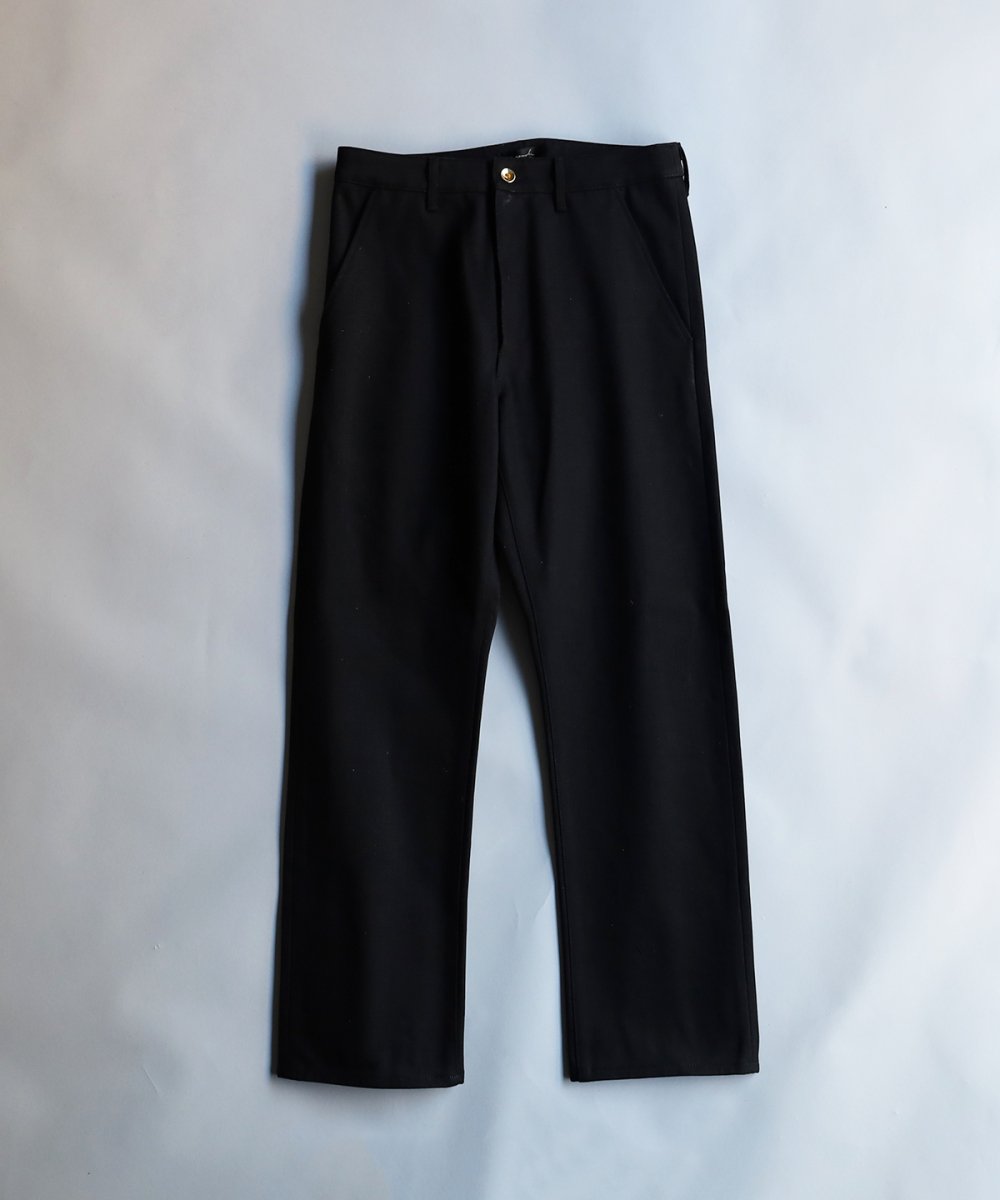 Linen Pin Tuck Easy Trousers - BLACK - semoh ONLINE STORE |  semoh(セモー)公式通販サイト