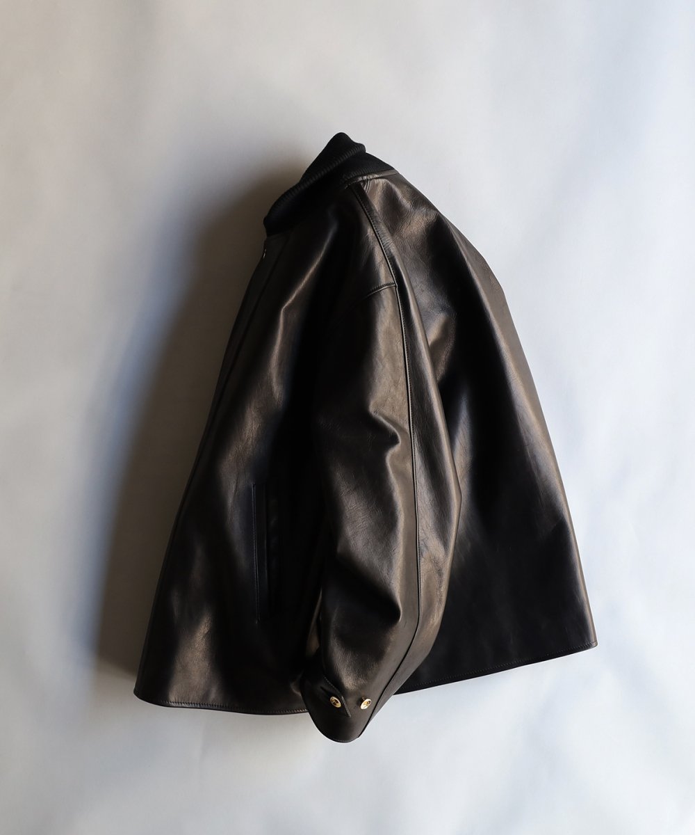 Horese Leather Pharaoh Jacket - BLACK - semoh ONLINE STORE | semoh 