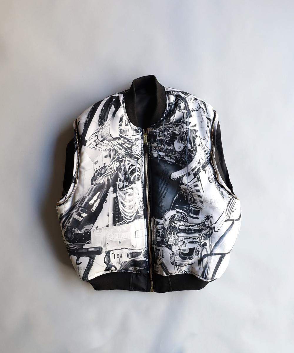 4way Bomber Jacket /FOSTEX × TSUKUDA HIROKI - semoh ONLINE 4way Bomber Jacket /FOSTEX × TSUKUDA HIROKI - semoh ONLINE