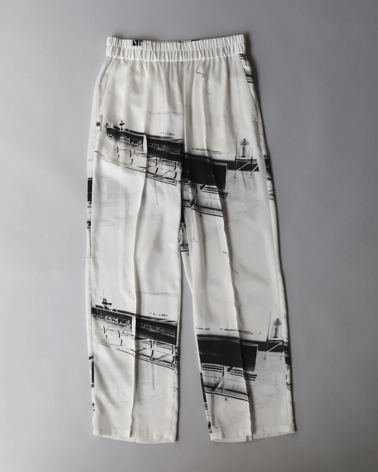 semoh ベルベットピンタックトラウザー セモー ベルベットピンタックトラウザー