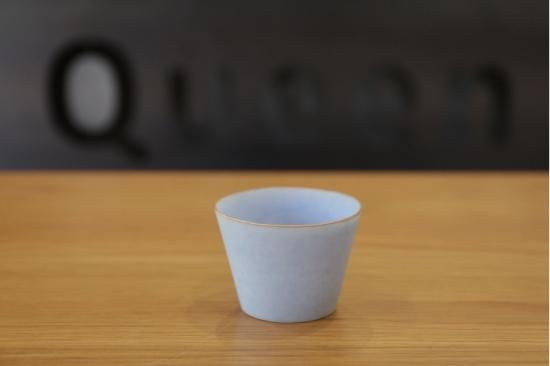 藤本咲 ガラスお猪口（ブルー） - queen and the chair