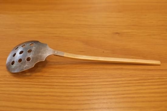 小西光裕 サーブスプーン サーブスプーン(穴あり) 2点セット レア刻印