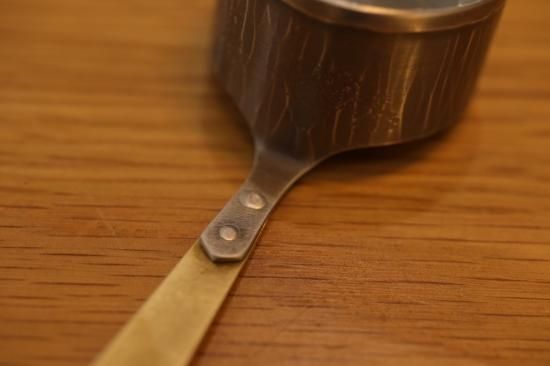 コーヒーメジャー ステンレス ブラス 作家 小西光裕 カトラリー
