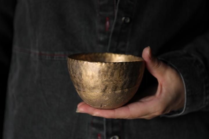 新品】【限定品】名匠・村上躍さん名作・金彩碗