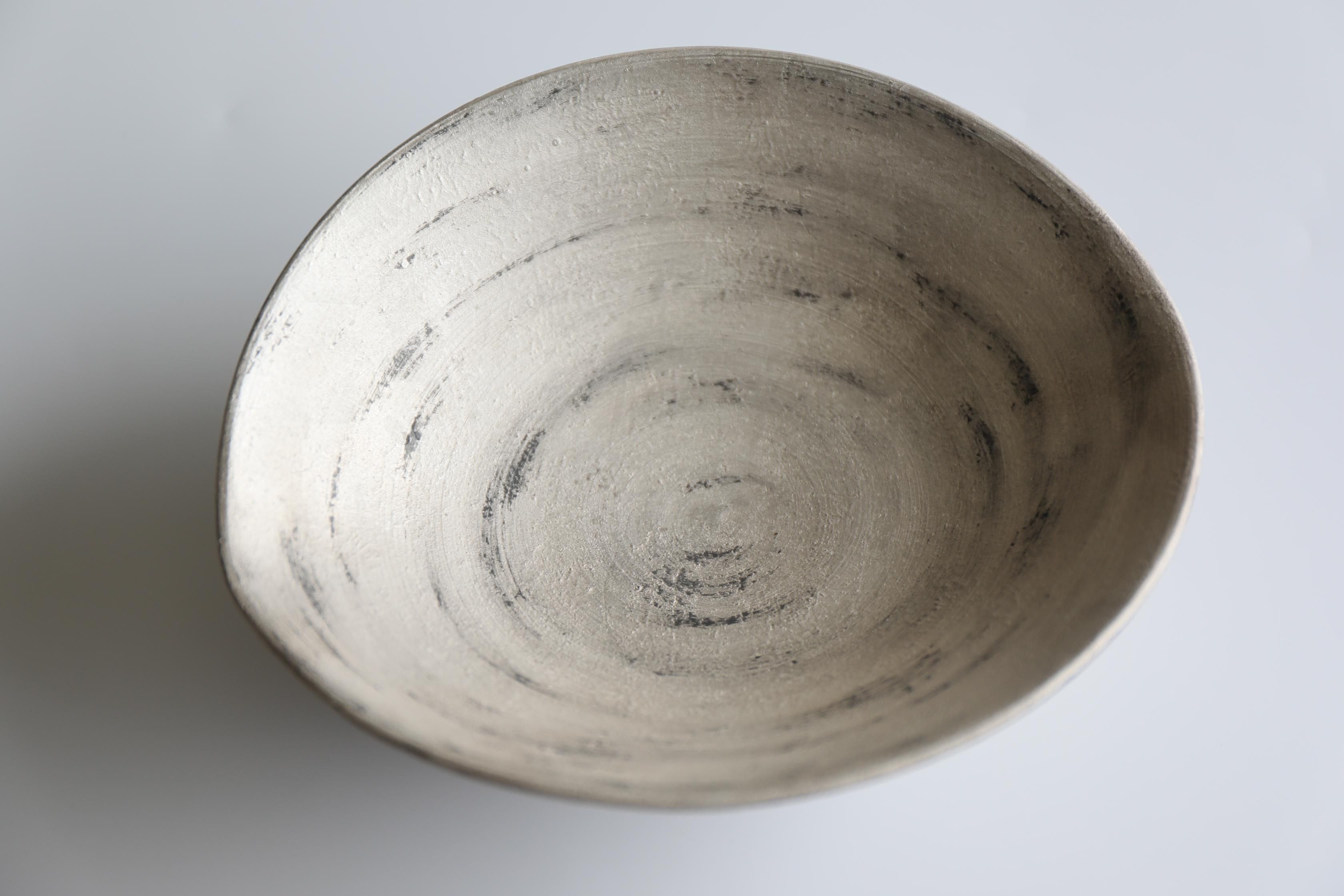 野田里美　茶碗　抹茶碗　銀彩　食器　グラス　コップ　作家　現代作家　陶芸家 野田 里美 - queen and the chair