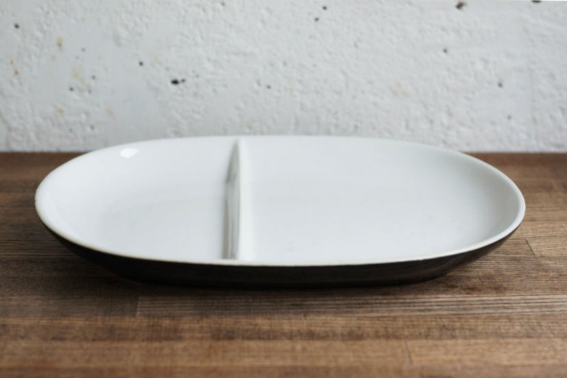 Arabia Oval Plate with Partition / アラビア オーバルプレート