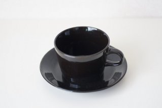 Arabia [Kilta] Cup & Saucer (Black) /ӥ [륿] å&(֥å