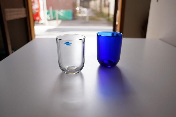 高品質の激安 Kaj ] [Luna Nuutajarvi Franck (Blue Tumbler 工芸ガラス