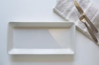 Arabia [Kilta] Rectangle Plate (White) / ӥ [륿]  Ĺץ졼 (ۥ磻)