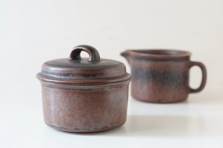 Arabia [Ruska] Sugar Pot with Lid / ӥ [륹] 奬ݥå դ