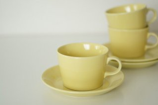 Arabia [ Kilta ] Cup&Saucer (Yellow) / ӥ [ 륿 ] åס () 