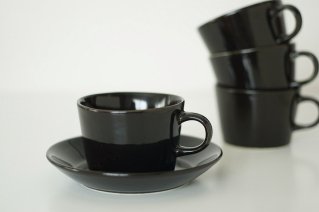 Arabia [ Kilta ] Cup&Saucer (Black) / ӥ [ 륿 ] åס (֥å) 