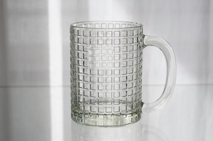 Nuutajarvi [Ruuturitari] Glass Mug / ヌータヤルヴィ