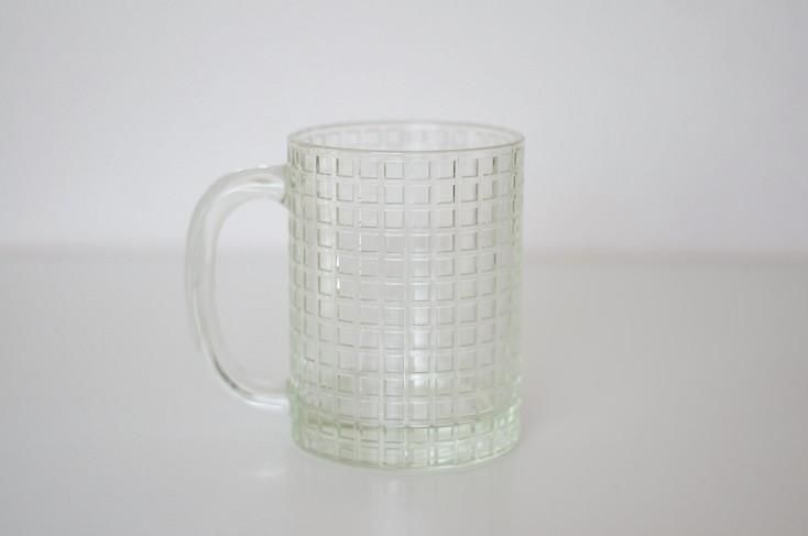 Nuutajarvi [Ruuturitari] Glass Mug / ヌータヤルヴィ