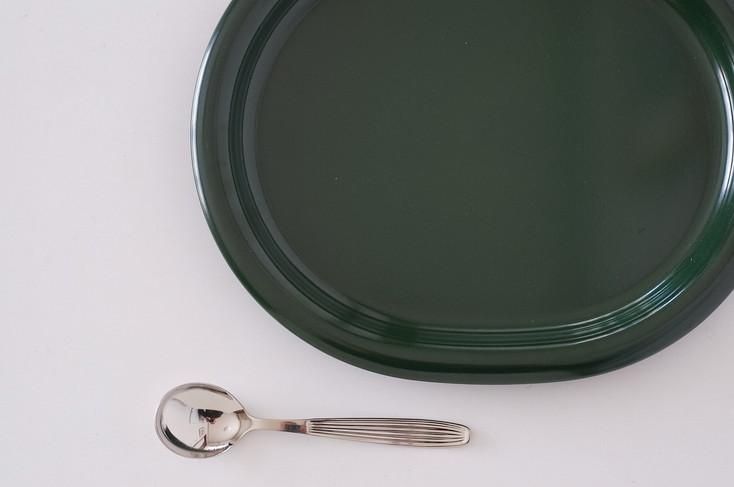 Sarvis [Easy Day] Oval Plate (DarkGreen) / サルヴィス社