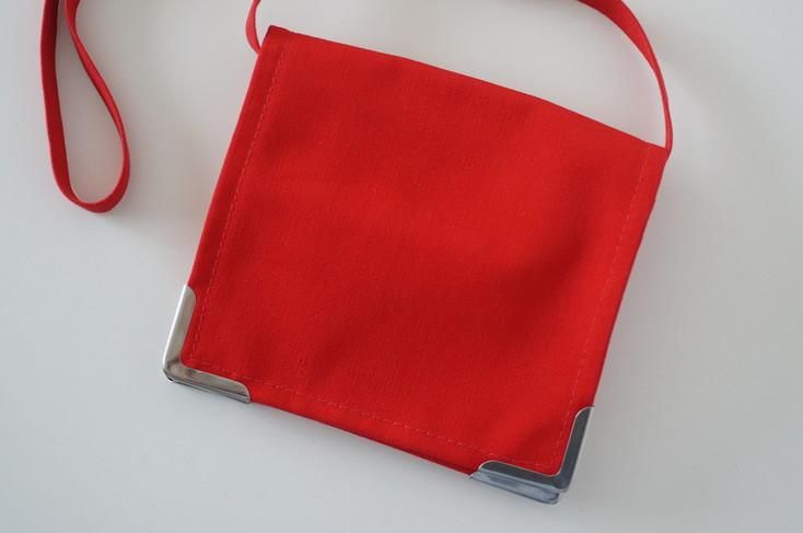 マリメッコ ショルダーバッグ 赤 marimekko メッセンジャー