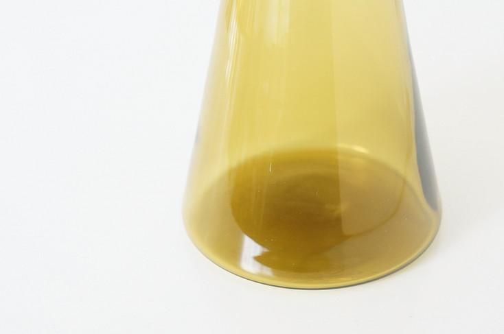 Nuutajarvi [1541] Kaj Franck GlassVase (Yellow