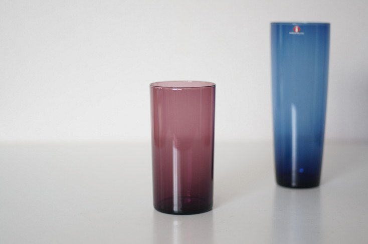 iittala [i-114] Timo Sarpaneva Tumbelr (Purple) / イッタラ [i-307] ティモ・サルパネヴァ  ガラスタンブラー (パープル) - istut 甘すぎないクールなセレクトのフィンランドヴィンテージショップ