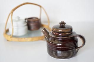 Arabia [Mahonki] GD TeaPot (Dark Brown) /  ӥ [ޥۥ] GDƥݥå (֥饦)