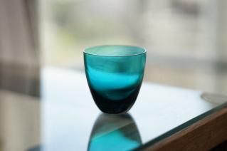 Riihimaen Lasi [T340] Shot glass (Blue Green) / ꡼ҥޥ饷 [T340] ʥˡƥ åȥ饹 (֥롼꡼)