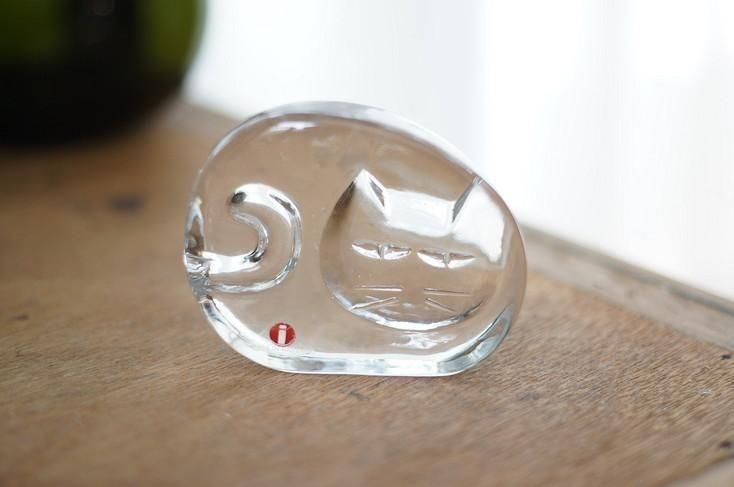  ヨルマ・ヴェンノラ Kissa ネコのガラスカード iittala ヨルマ・ヴェンノラ Kissa ネコのガラスカード - メルカリ