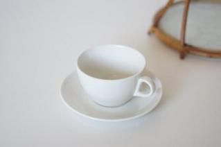 Arabia [ X model ] Cup&Saucer (White)  / ӥ [Xǥ] åס (ۥ磻) ʡ