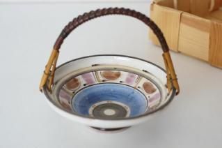 Kupittaan Savi Bowl with rattan handle/ ԥå󡦥 ۤλդܥ
