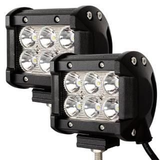 LED饤Ⱥ 18W  6Ϣ 10-30V ѷ ѥ30 ɿ塦ɿСѾ׷⡦Ĺ̿  ư ȥå ֳ Ѻ2ĥåȡ