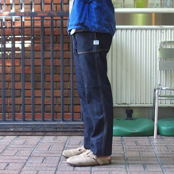 SASSAFRAS(ササフラス)/Fall Leaf Sprayer Pants：13.5oz. DENIM デニムフォールリーフスプレイヤーパンツ