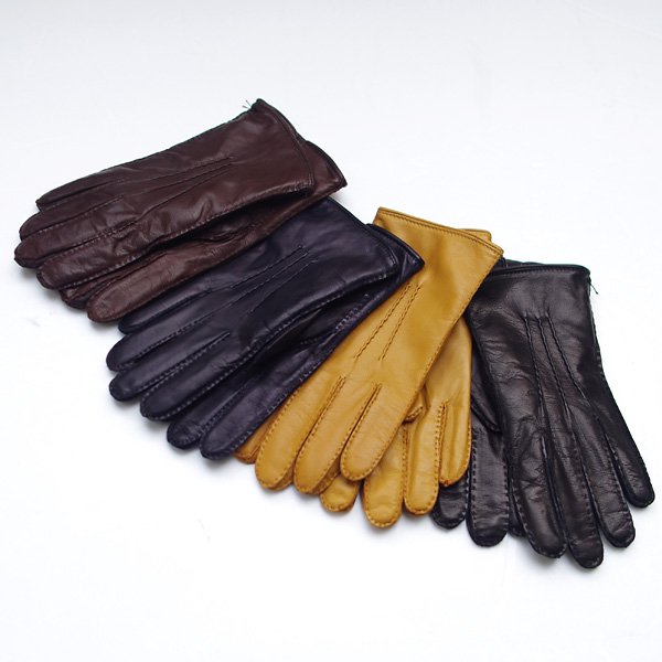 410新品PARISI GLOVESパリジグローブ羊革レザーベルト手袋イタリア製-