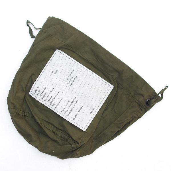 希少新品実物U.S.S. 患者持ち物用バッグカーキオリーブ巾着ポシェット U.S.MILITARY / PERSONAL EFFECTS BAG SMALL / 巾着