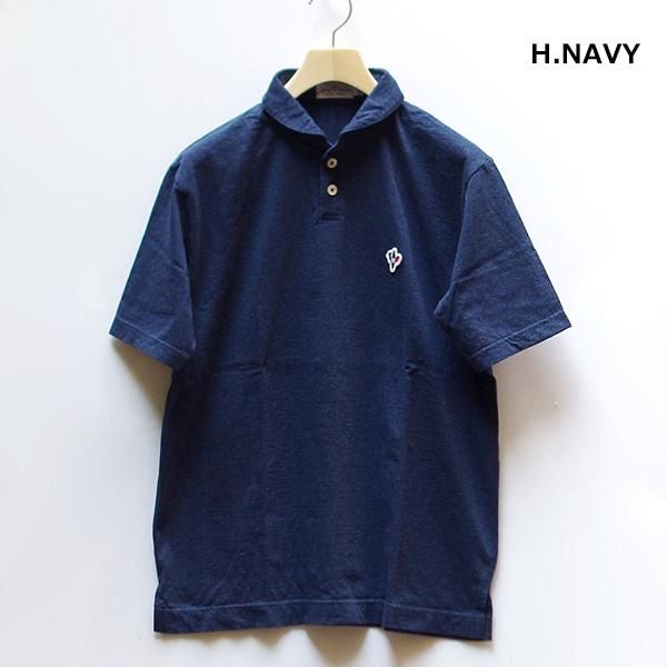 2024-25 秋冬新作  40%OFF】ARVOR MAREE(アルボーマレー)/SAILOR POLO HEATHER セーラーポロ杢素材 トップス