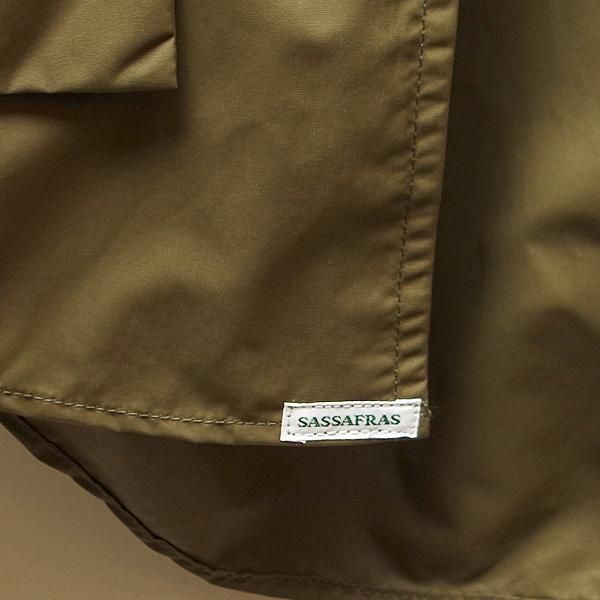 SASSAFRAS Feel Sun Half シャツジャケット SASSAFRAS(ササフラス)/W FEEL SUN HALF ナイロンシャツジャケット